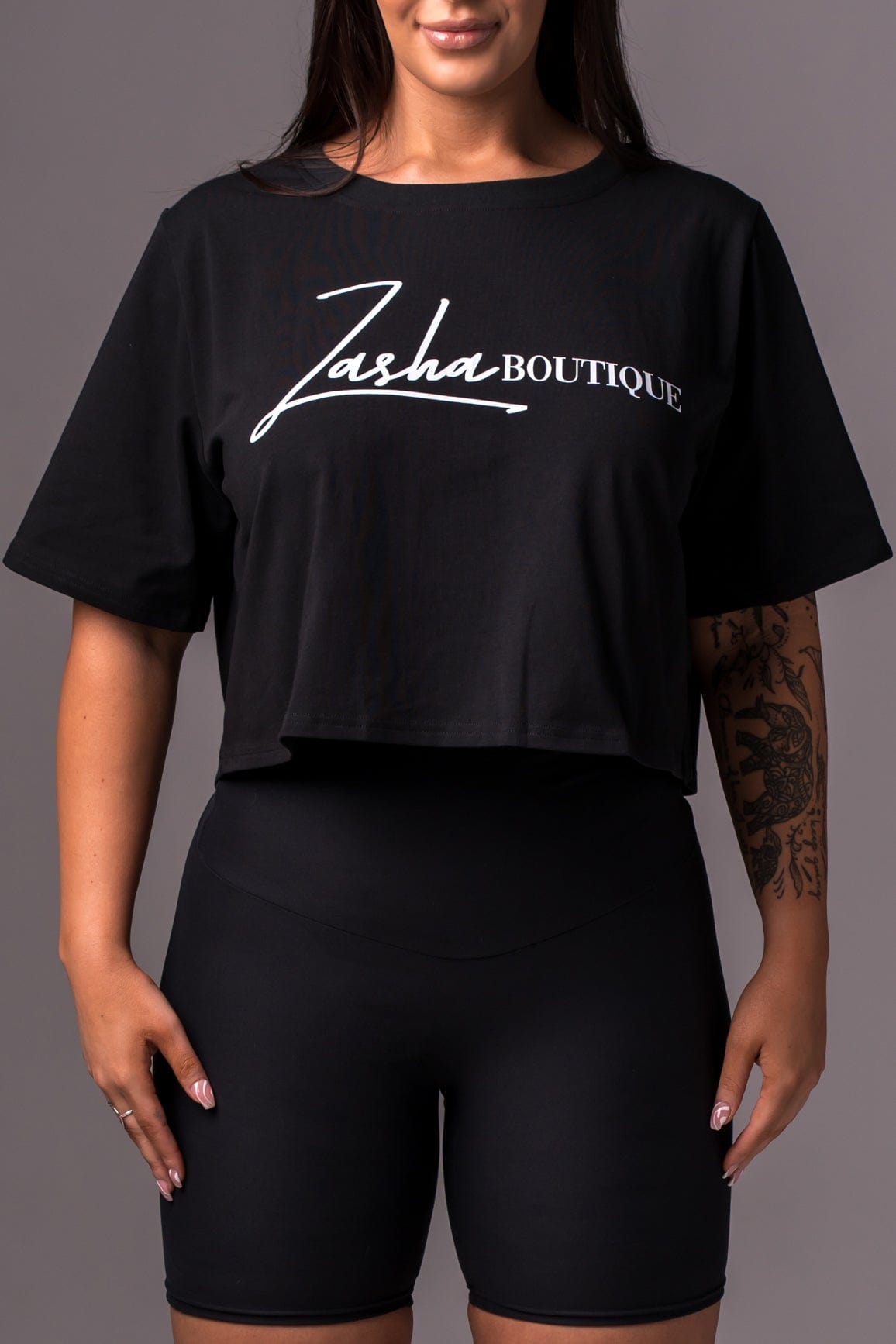 Apollo - Zasha Oversized Cropped T-Shirt CROPPED TSHIRT