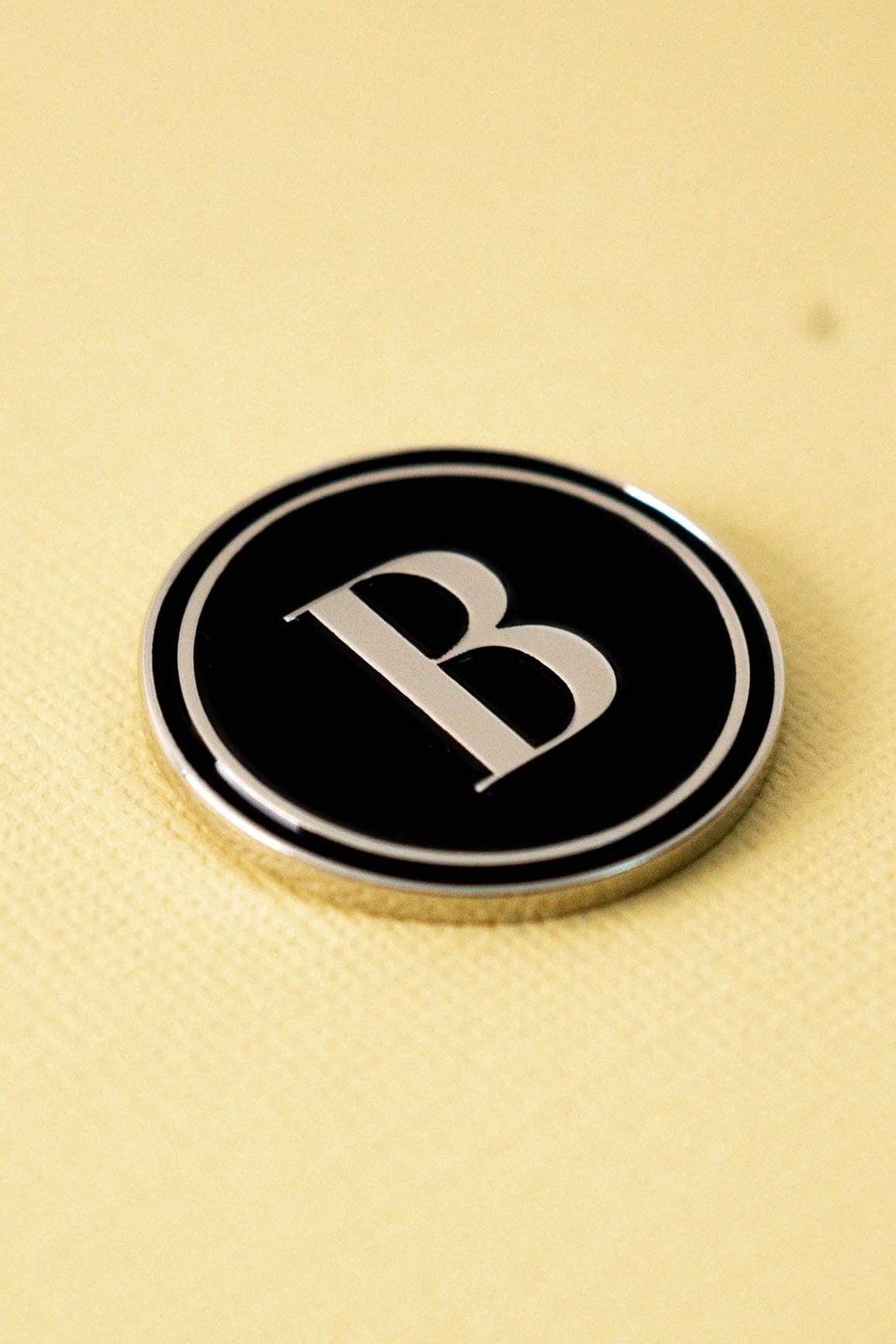 B Alphabet Enamel Pin ENAMEL PIN OS
