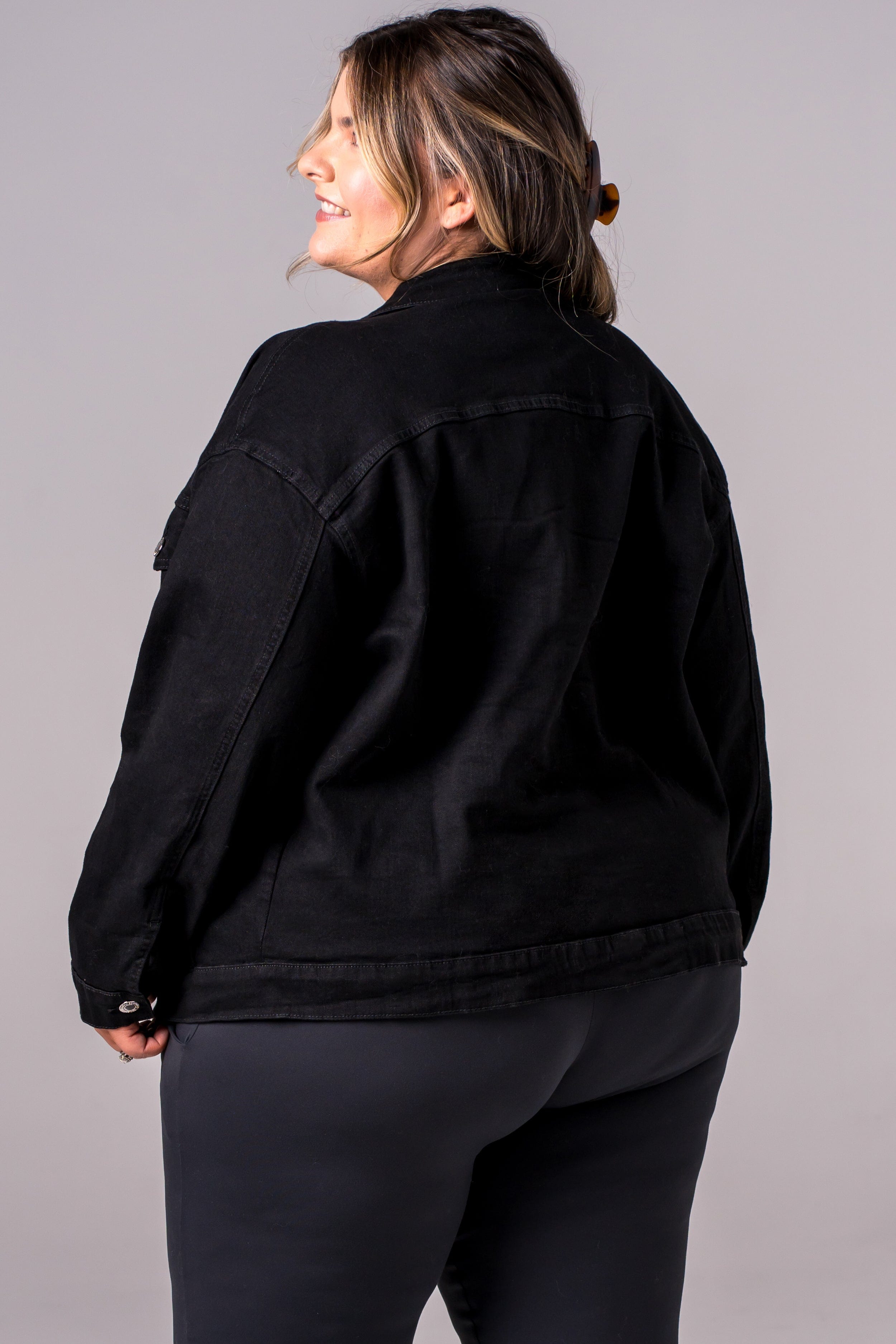 Black Denim - Oversized Jacket OVERSIZED JACKET