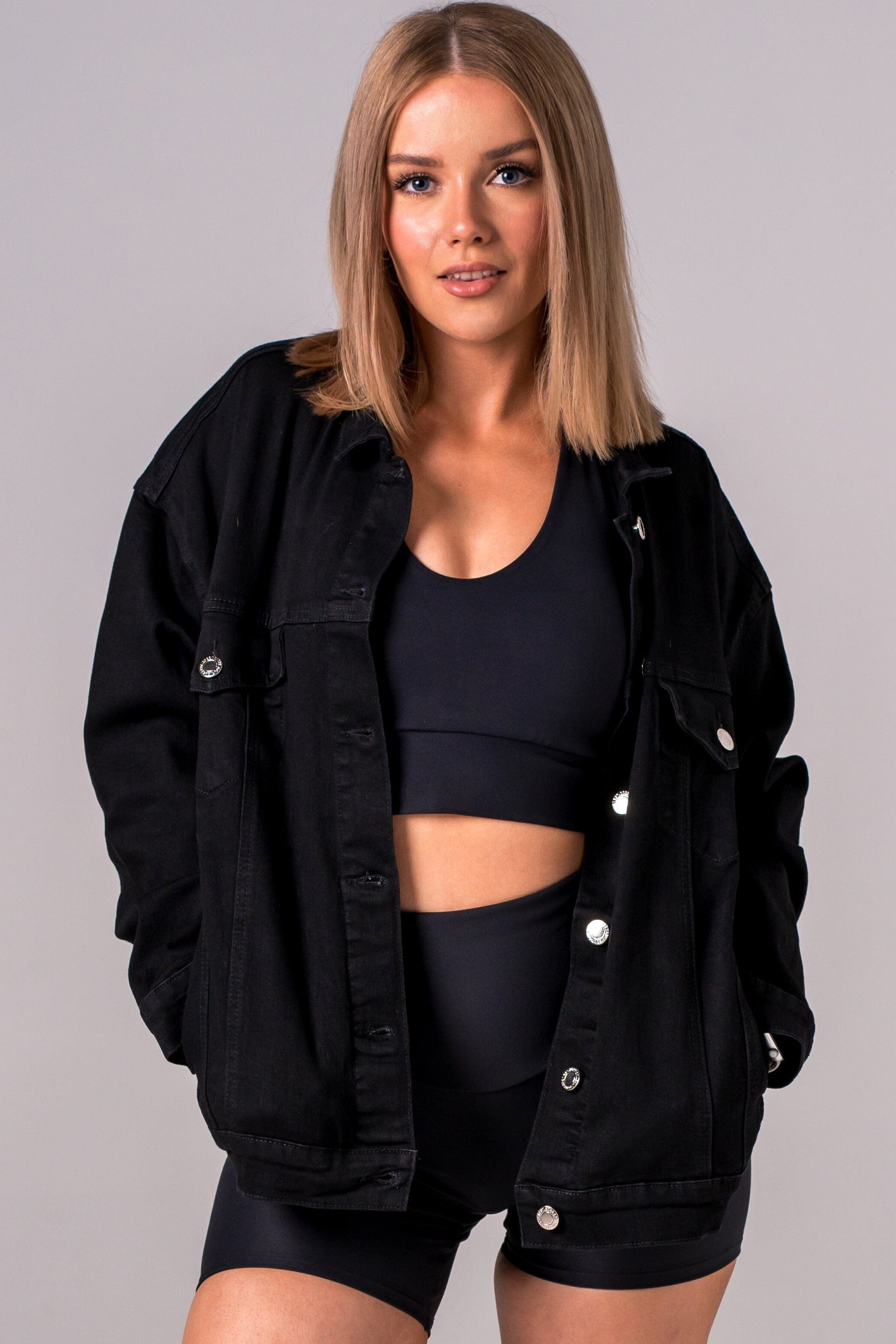 Black Denim - Oversized Jacket OVERSIZED JACKET