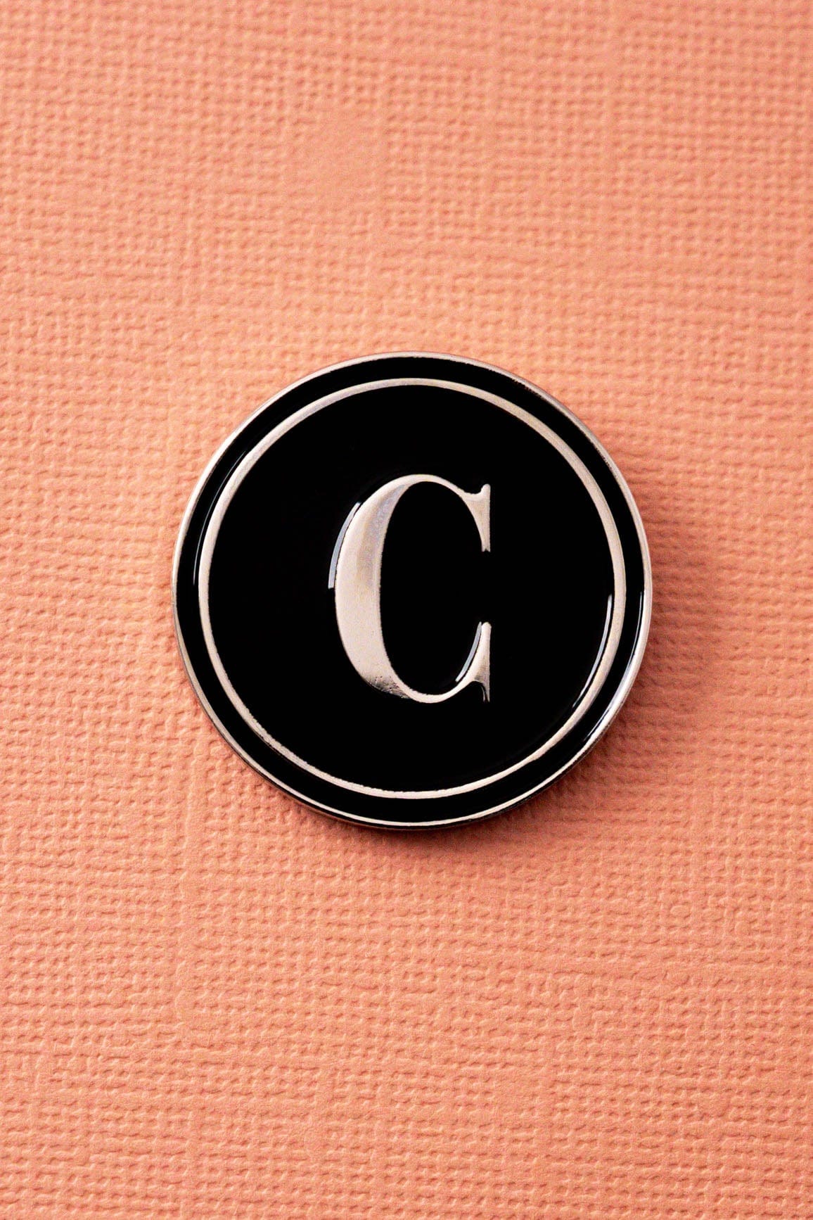 C Alphabet Enamel Pin ENAMEL PIN OS
