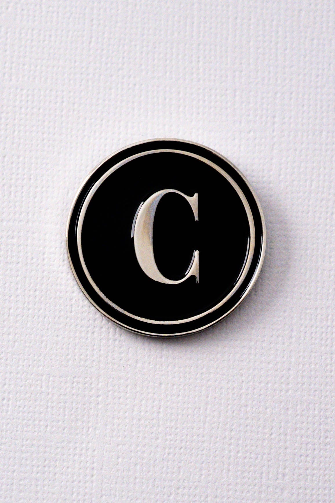 C Alphabet Enamel Pin ENAMEL PIN OS