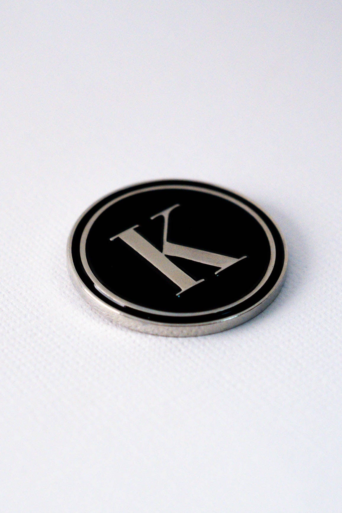 K Alphabet Enamel Pin ENAMEL PIN OS