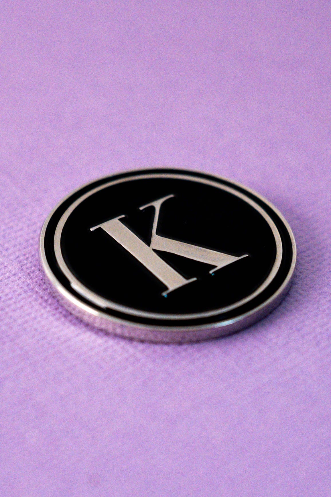 K Alphabet Enamel Pin ENAMEL PIN OS