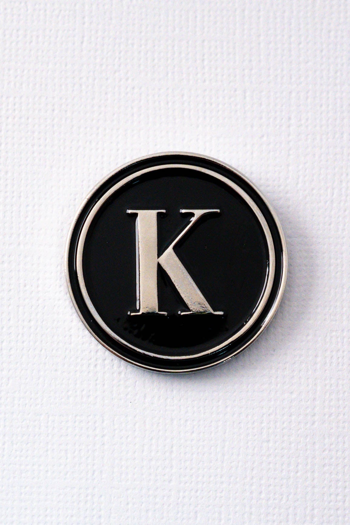 K Alphabet Enamel Pin ENAMEL PIN OS
