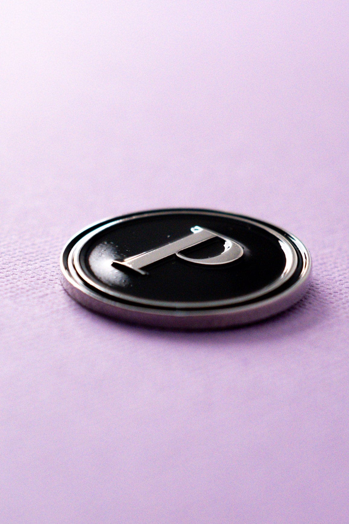 P Alphabet Enamel Pin ENAMEL PIN OS