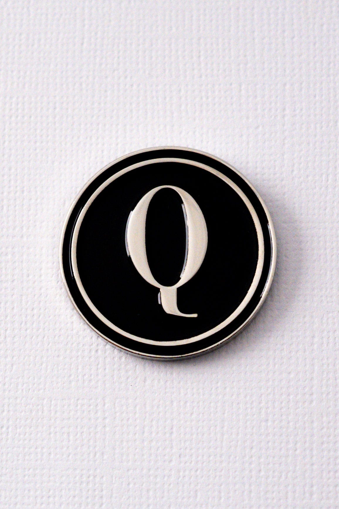 Q Alphabet Enamel Pin ENAMEL PIN OS