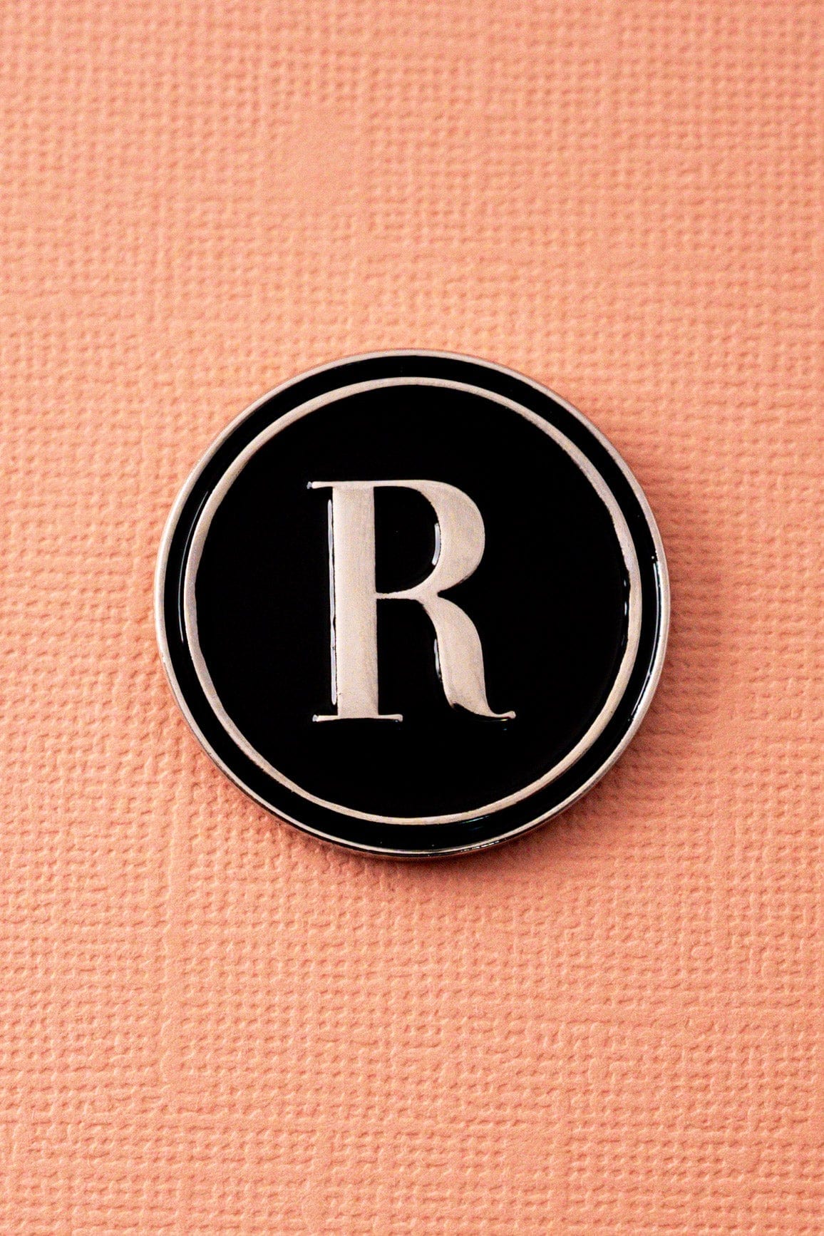 R Alphabet Enamel Pin ENAMEL PIN OS