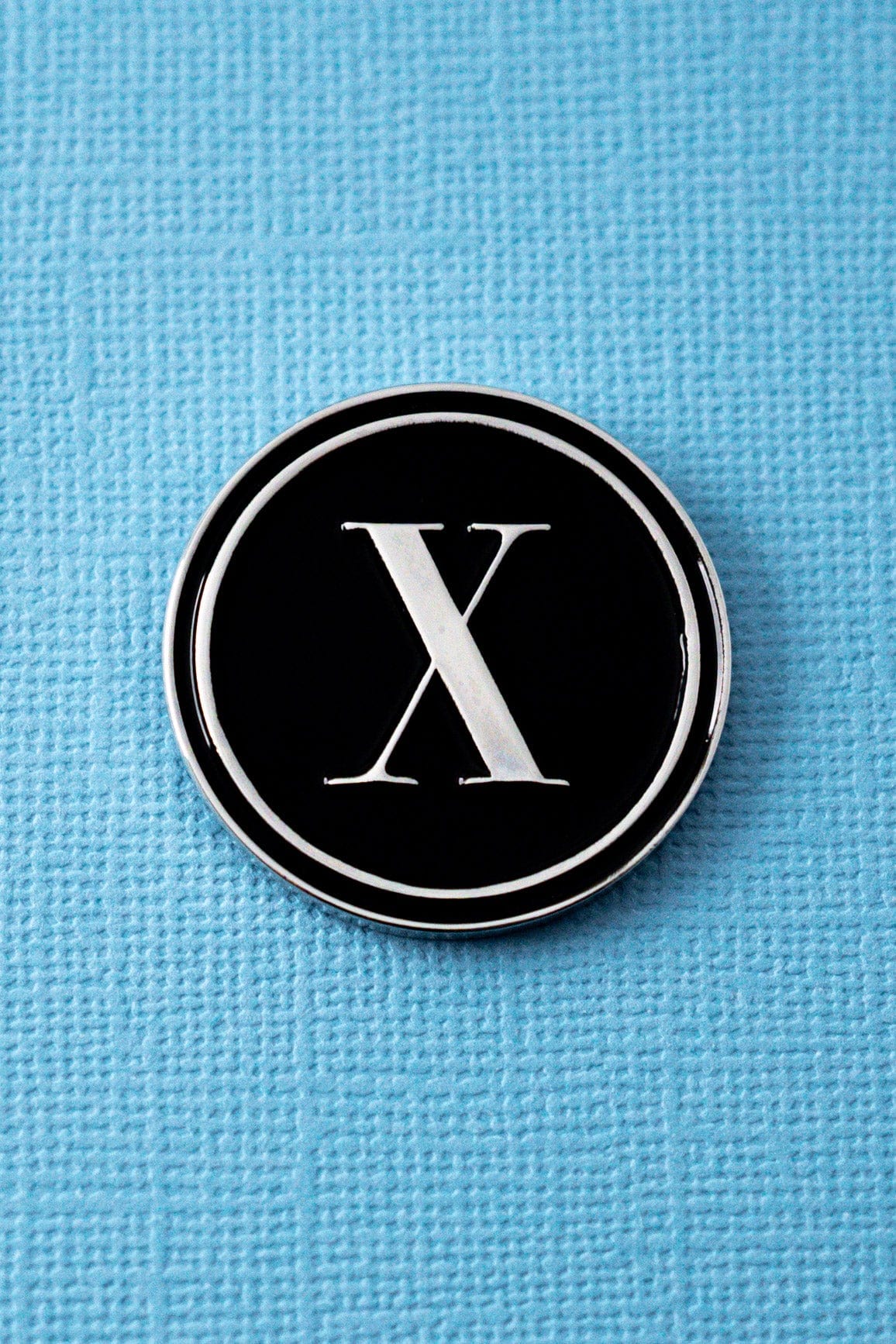 X Alphabet Enamel Pin ENAMEL PIN OS