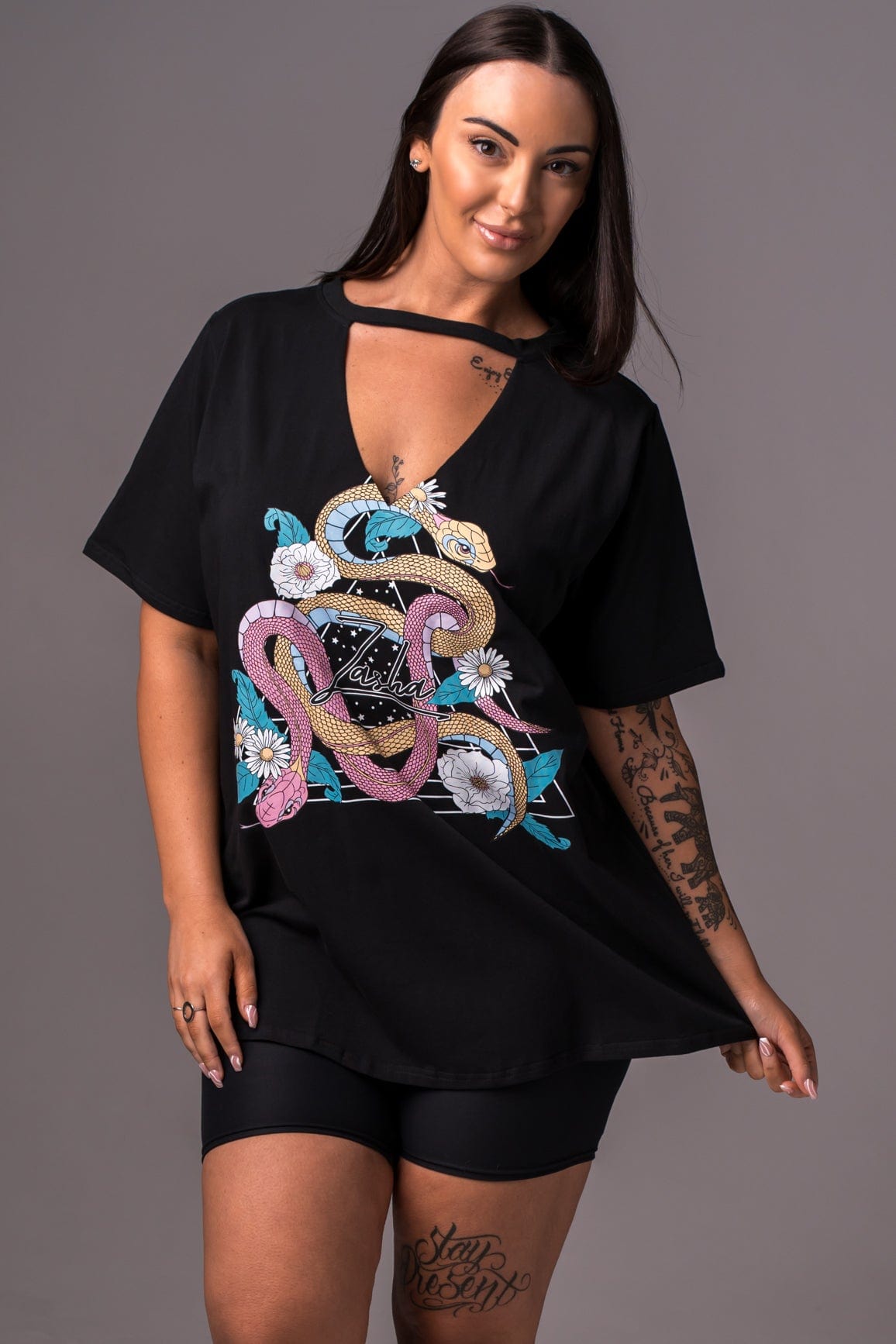 Zena - Oversized Cutout T-Shirt OVERSIZED TSHIRT